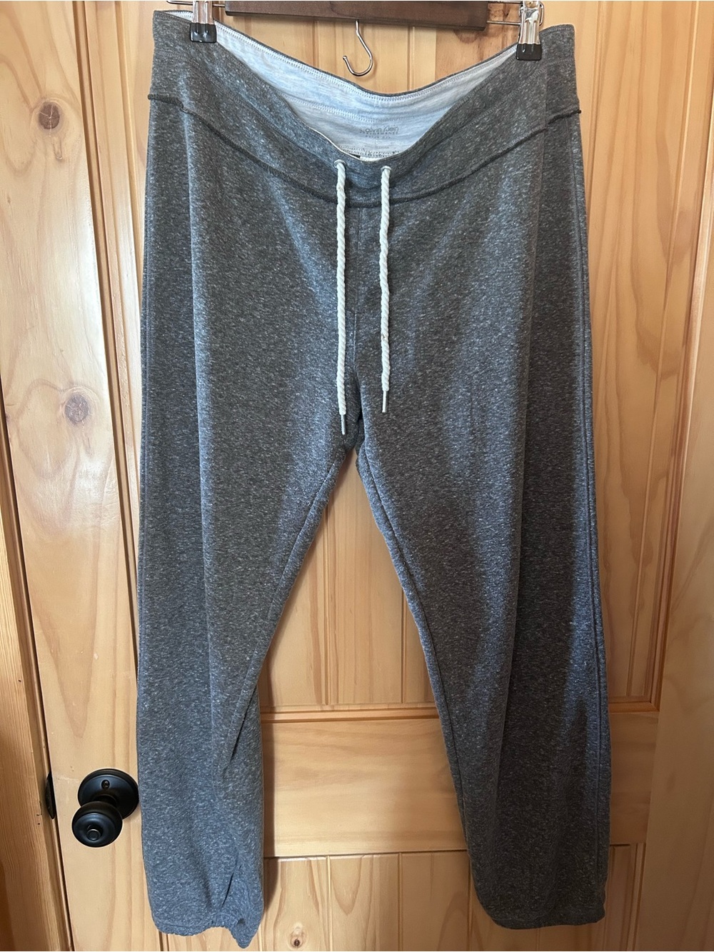 Calvin Klein Heather Gray Drawstring Jogger Pants